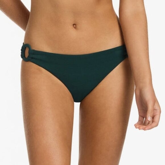 Jets Ring Side Hipster Swimwear Bikini Bottom Size 12 US / 16 AUS Forest Green - Picture 4 of 4